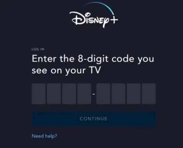 Écran d’un appareil affichant un code de connexion à saisir sur un autre appareil déjà authentifié